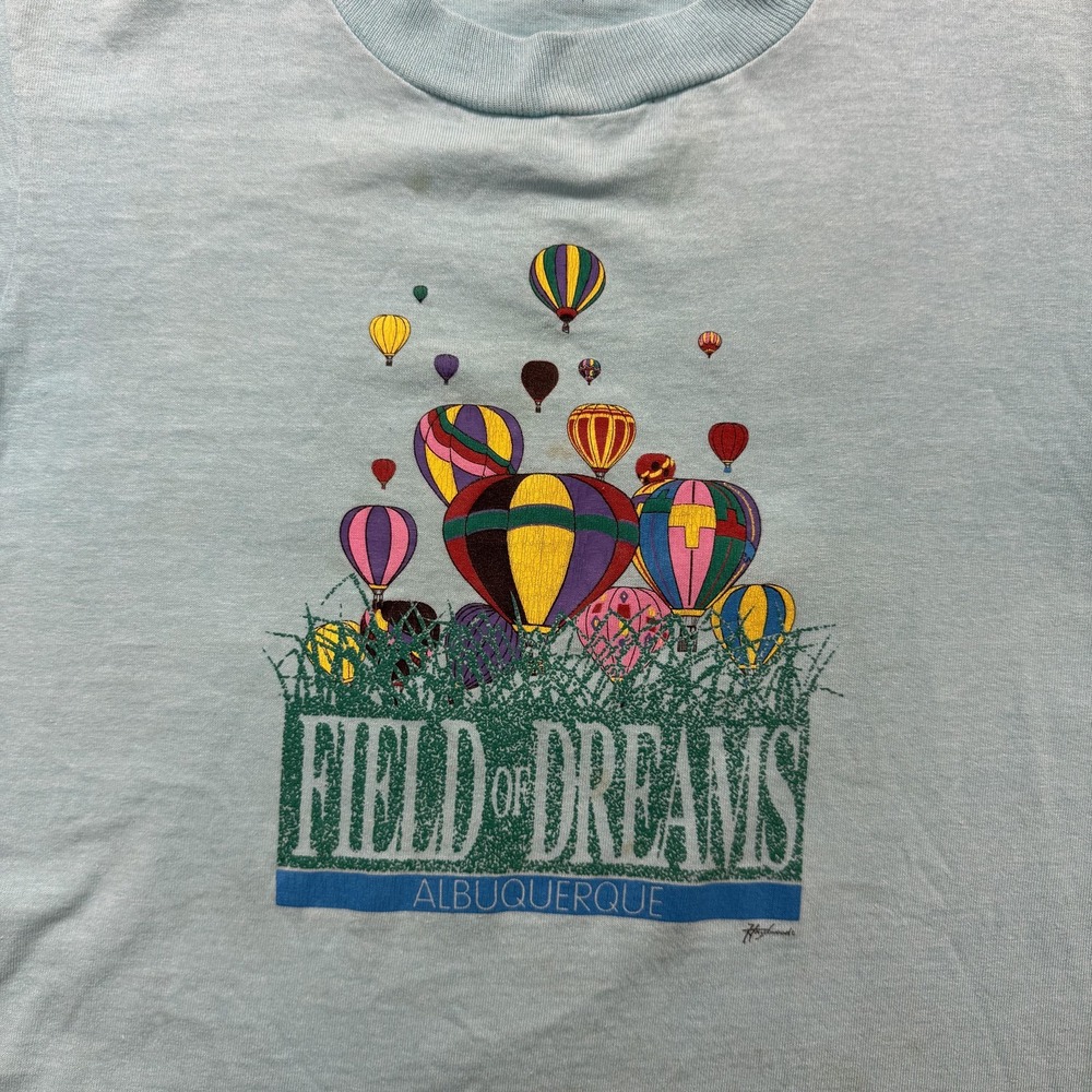 Vintage 80s 90s Screen Stars Best Shirt Youth 14-16 Blue Field Of Dreams T-Shirt